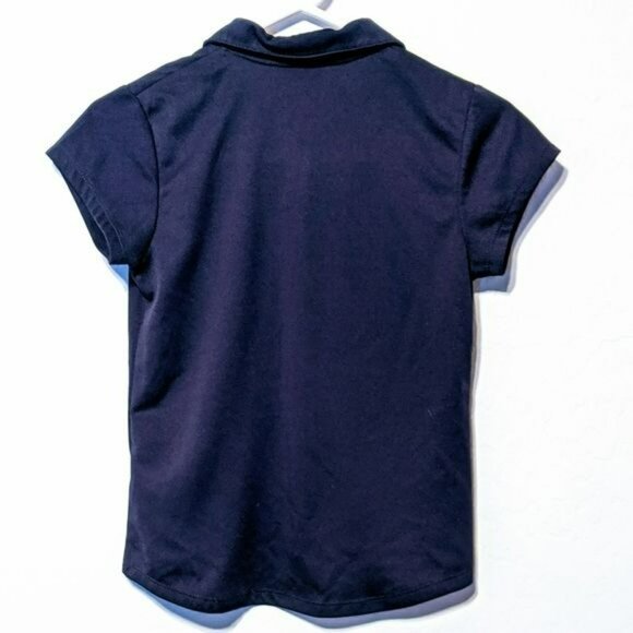 Girls Izod Sports Performance Navy Blue Polo Short Sleeve Shirt Plus 10.5/12.5 - Picture 2 of 3